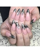 プライベートサロンアリュール(Private Salon Allure)/ちょっとハードなミラーフレンチ