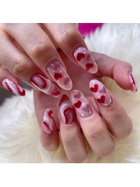 2Dアートバレンタインネイル♪