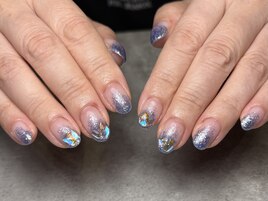 ギャリッターグラデ
