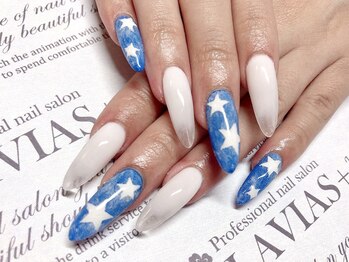 ラヴィアスプラス(LAVIAS+)/【スカルプ】10本アートし放題