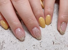 アイネイルズ 渋谷店(I nails)/クリアゴールド￥8255