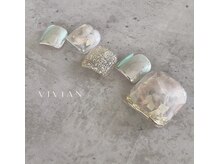 ヴィヴィアン ネイル(Vivian nail)/オーロラニュアンスネイル　foot