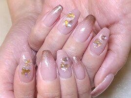 バタフライ×ラメグラ☆