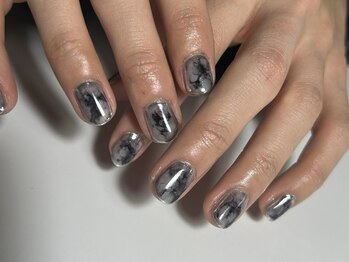 シン(.syn.)/大理石ネイル/メンズネイル