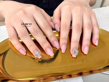 ルレーブ(LE REVE)/ワンカラー×大きめパーツ