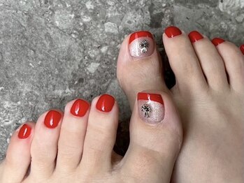 エスエムジーオー(smgo)/フットネイル 親指アート