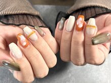 ケアからフォルム形成トップジェルまでこだわり抜いた施術！