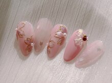 ネイルサロン リン(Lin)/春　桜ネイル