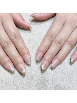 アース 豊橋店(HAIR & MAKE EARTH)/ふんわりチーク×ラメグラネイル