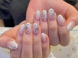 １２月　白グラデ