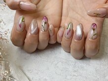 サロンレム(salon Rem.)/【パラジェル水彩一輪花】