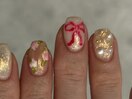 xmas ribbon art