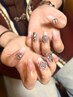 （（hand））ワンカラー＋アートパーツ8本までつけ放題￥8800