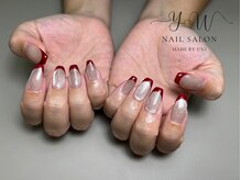 ユーネイル(YW nail)/フレンチデザイン＋マグネット