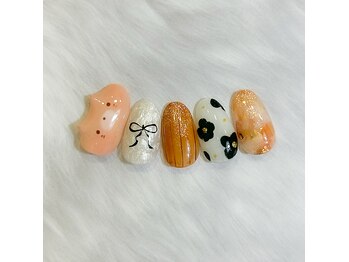 猫ちゃんがかわいいアートネイル