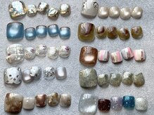 ヒアリ(HERE'Re)/【フットネイル】定額10本アート
