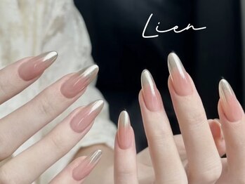 Lien nailsalon【長さだし専門店】パラジェル・フィルイン導入/ミラーグラデーション