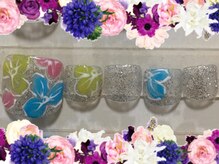 ホワイトカラー(White Color)/選べるフットデザインネイル☆