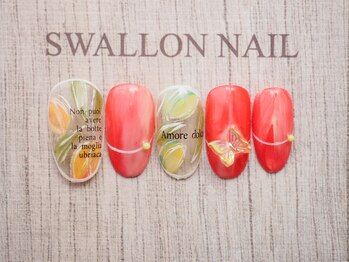 スワロンネイル(SWALLON NAIL)/春デザイン