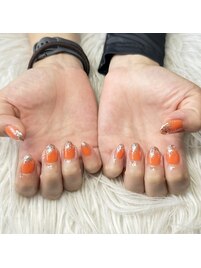 オレンジネイル