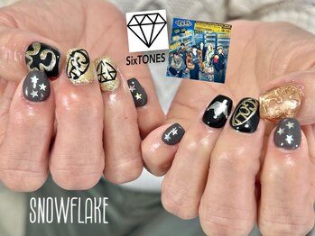 スノーフレーク(Snowflake)/持ち込み6本アート¥8500~