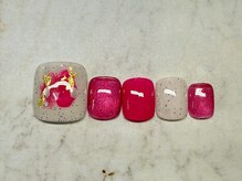 キャンアイドレッシー 三鷹ネイルサロン/フット/定額デザインB