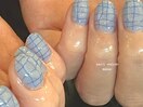 ひと癖　夏ニュアンスネイル