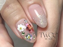 ネイル 本町(nail Twee salon)/ホロネイル☆フラワー