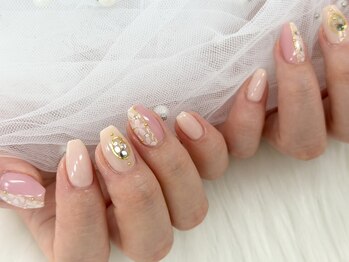 【森】フラワーネイル