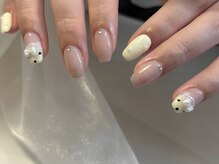 エクラ(eclat)/パステルイエロー×ドット