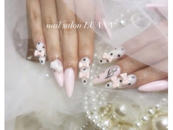 ルアナ(LUANA)の写真/★八事人気★ロングも美フォルムスカルプで可愛さUP♪理想のフォルムとデザインで周りと差がつく指先に！