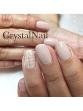 クリスタルネイル ボンベルタ橘店(CRYSTAL NAIL)/ガーリーネイル