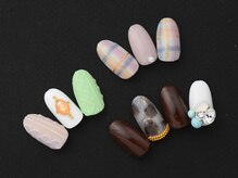 シェ シェ ヘアー ネイル(xie xie hair nail)の雰囲気（付け放題メニューあり！華やかな中にも上品さがあります。）