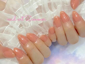 ネイルアート ジマー/ちゅるんワンカラー/パラジェル