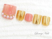 ラグジュアリーネイルズ オオミヤ(Luxury Nails Omiya)/キュート*パールフット