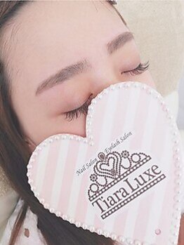 ティアラリュクス アートホテル鹿島セントラル店の写真/学割ならアイブロウWAX3800円!話題のブロウラミネーションは新規5800円/神栖
