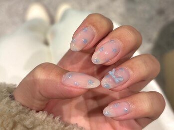シェリーラメール 渋谷(cherielamer)/花柄ネイル