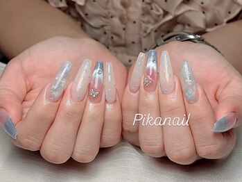ピカネイル 上野 御徒町(Pika Nail)/持ち込みxドットx海