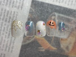 マグネットハロウィンネイル