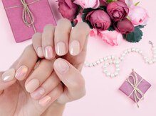 アップネイル/ぷっくり透明感あるしずくネイル