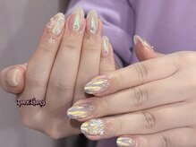 ダークハニー 原宿店(Dark Honey)/うるうるキラキラオーロラネイル