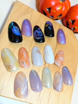 ユアーズ 四街道店(YOURS)/大人ハロウィンネイル