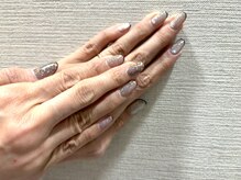 カミアンユイヤ ネイルラボ(KAMIANYUIYA Nail LAB)/フラッシュ　スキニーフレンチ