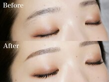 ザ サロン ステラ 五反田(THE SALON stella)の雰囲気（【骨格調整/ブロウマッピング】黄金比に沿って整いトレンド眉に）