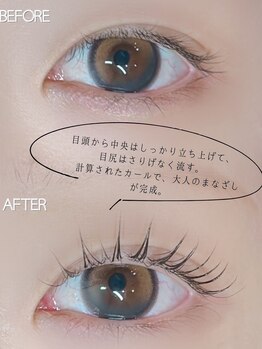 ヘアーDDフォルム 柳川(hair DD form)/目尻に向かって流れる