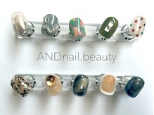 アンドネイル ビューティー(AND nail,beauty)の雰囲気（‐nail design‐ニュアンス・手描きArt・エッジが効いたArtも）