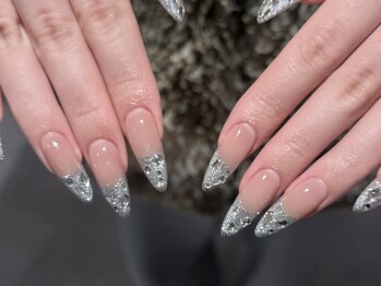エイト ネイル 渋谷駅前店(eight nail)/ラメフレンチ