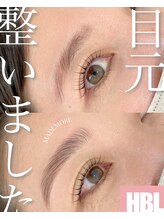 まつ毛エクステ専門サロン マドモア 大津店/ハリウッドブロウ＆束感パーマ
