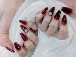 【スカルプ】うるつやボルドー
