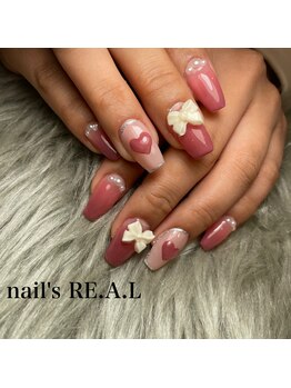 ネイルズリアル(nail's REAL)/リボンネイル